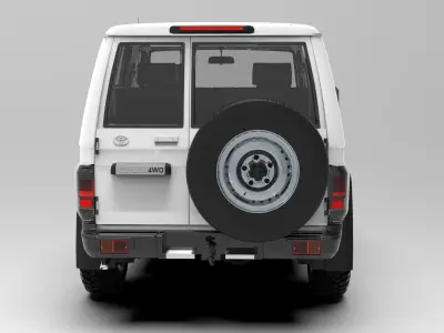 Toyota Land Cruiser J71 3door 3D model