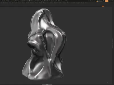 Modern Abstract Decorative sculpture 3d print model 42 3D print model