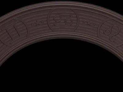 Zodiac Frame 3D print model