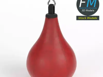Hanging punching ball 3D model