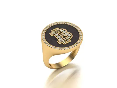Signet Ring 3D print model purchase