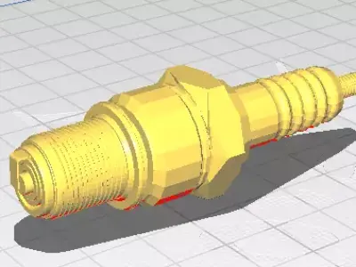 Spark Plug Free 3D print model