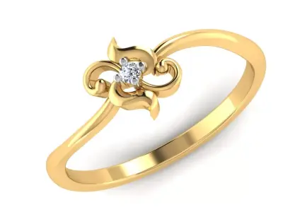 ladies ring ks 02 3D print model