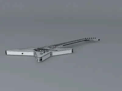 Charvel Star guitar Free 3D model