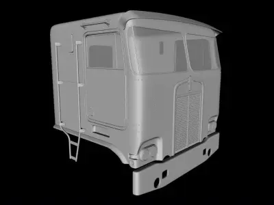 Kenworth K100 Single Cab 1974 3D model