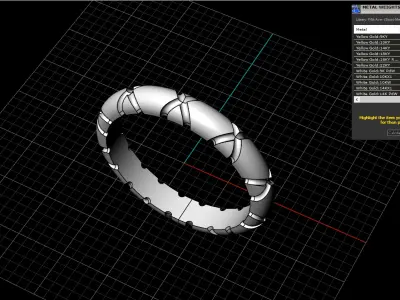Wedding ring model 934 3D print model