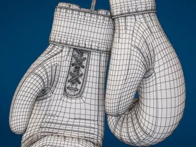 Boxing Gloves 3D model