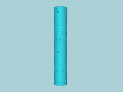 Texture Roll 63 Pokemon Negative - Fondant Decoration Maker 3D print model