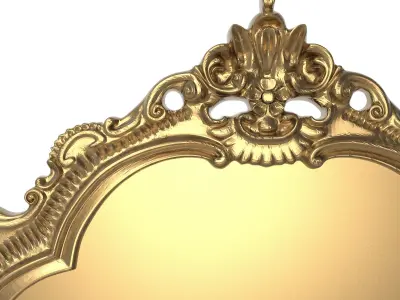 Carved Picture Frame 3D model