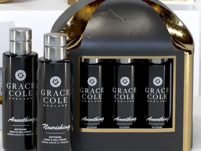 Luxury cosmetics set 32 3D model