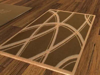 real fluffy carpet 3D model