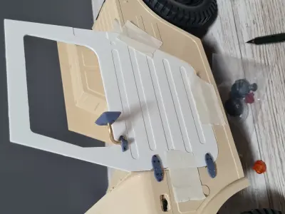 Door for the FMS Jimny 1to6 Suzuki LJ10 LJ80 3D print model