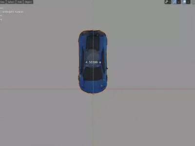 Lamborghini Huracan debree apocalypse textured for your Game Dev Low-poly 3D model