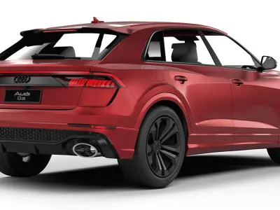 Audi Q8 RS 2020 3D model purchase