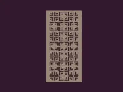 MDF   WPC Jali For Interior  3D print model