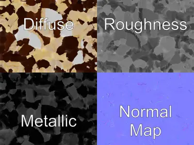 ThreeTier Chocolate Figurine Cake with Chocolate Molds model ... Low-poly 3D model