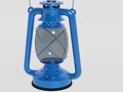 kerosene lamps 3D model