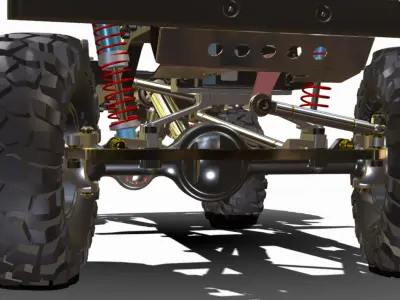 CONCEITO CHASSI Low-poly 3D model