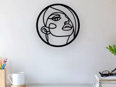 Abstract Wall Art 3D print model 36