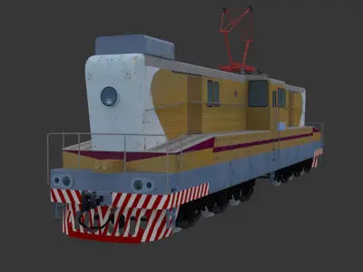 VL26 Electric locomotive Low-poly 3D model