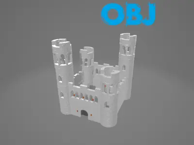 Castle 3D model 5