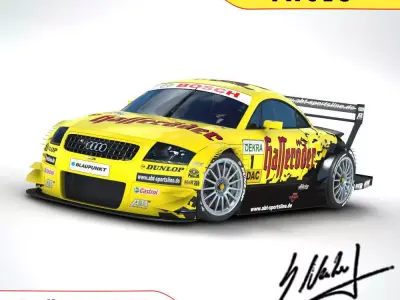 Audi TT-R DTM 2003 - Hasseroeder 3D model
