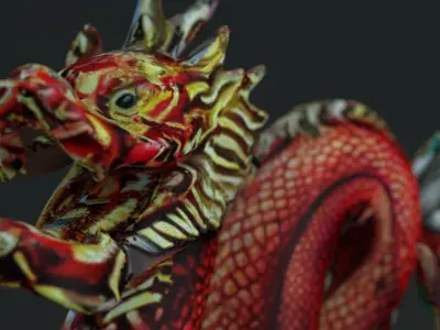 Chinese Dragon v1 3D print model