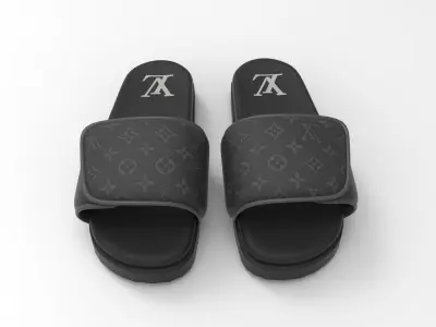 Louis Voitton Sandal Low-poly 3D model