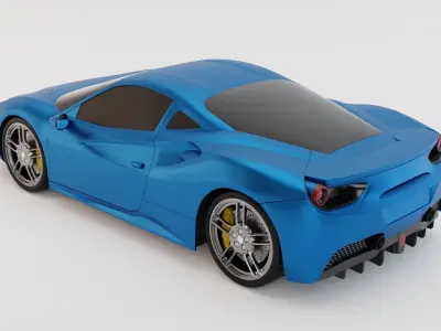 Ferrari 488 GTB 3D model