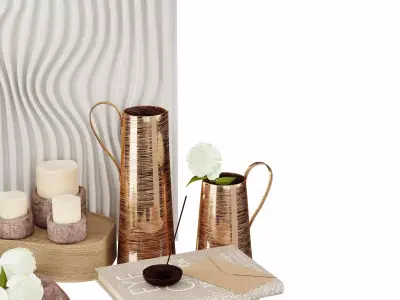 Decorative set 3D model 36