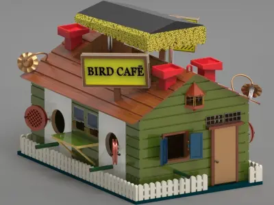 Bird House 3D print model