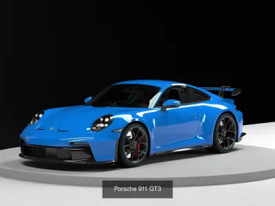 Sports cars 3D Model Pack