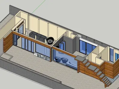 3d home design glazing prototype 3D model