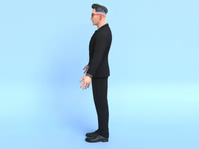 Men Character 02 3D model