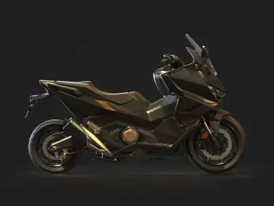 Base model  Honda Forza 750 2025 3D model