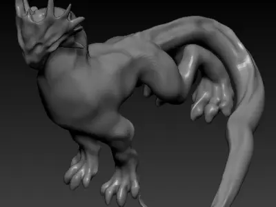 Dragon Low-poly 3D model