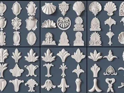 Classic Architectural Finish 3D model