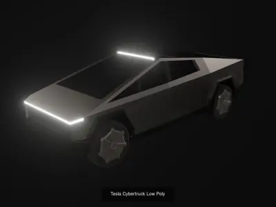 14 Low Poly Cars 3D Model Pack