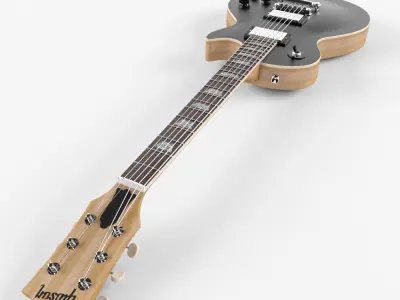 GibsonLesPaul electric guitar 3D model