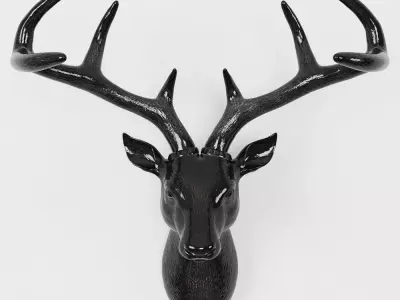 Deer head 3D model