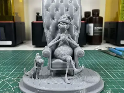 The Grinch 3D Diorama - Christmas Edition 3D print model