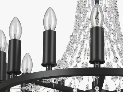 744148 Castello Lightstar Chandelier 3D model