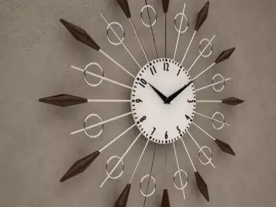 Arrow Style Wall Clock 15 3D model