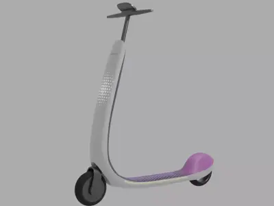 NEBULA Scooter V2 Low-poly 3D model