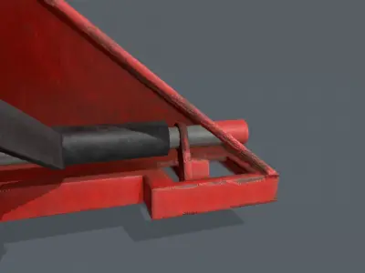 Pallet Jack GameReady Low-poly 3D model