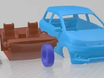 Aixam Crossover Premium 2014 Printable Car  3D print model