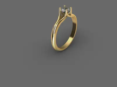 Engatment ring 3D model buy
