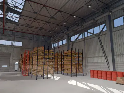 Warehouse 02 3D model