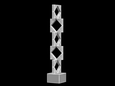 James Prestini Sculpture 3D model