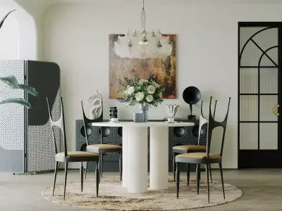 Dining Room Colection 01 for Unreal Engine 3D model